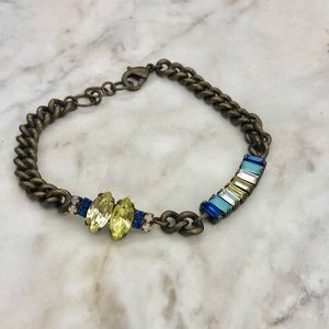 Chloe + Isabel Crystal Baguette Bracelet